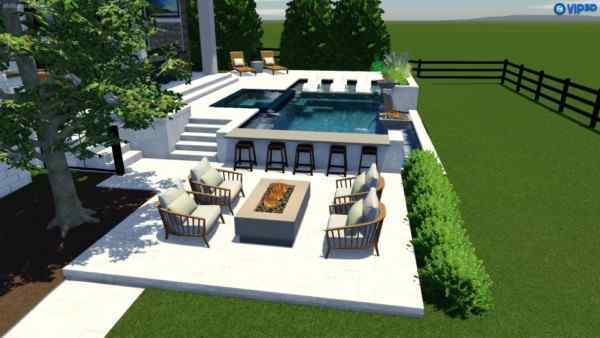 Marabeth Poole Rendering, Rondo Pools