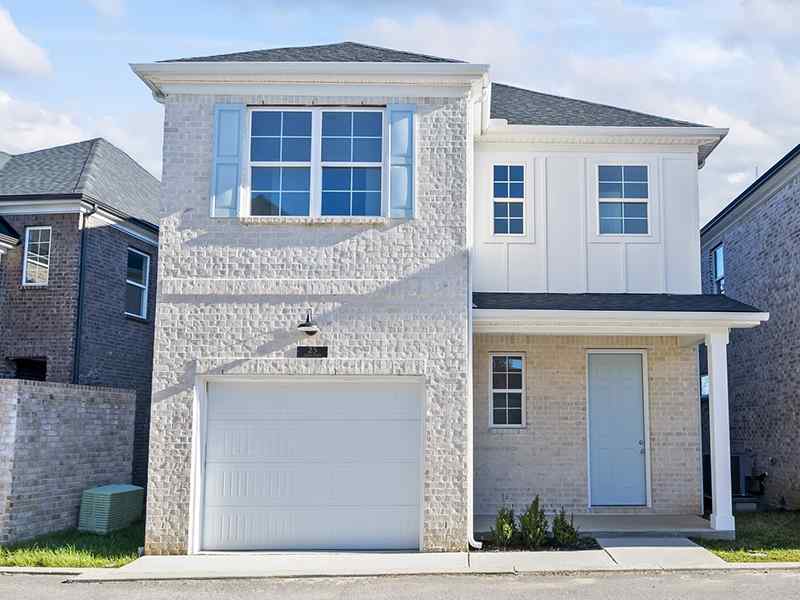 Offering up to 3% in flex closing credits that can be used towards closing costs or rate buydown ~ Beautiful low maintenance new construction home with basement ~ Spacious 9'ft ceilings on main level ~ 8'ft Exterior doors ~ Open living room kitchen ~ Granite counters island ~ Soft close cabinets ~ SS appliances including Fridge ~ Oversized pantry ~ LVP flooring ~ Upgraded lighting ~ Powder room on main level ~ Large bedrooms ~ Primary suite with walk-in closet ~ Basement can be used a 2nd primary suite with full bath or a Rec room for entertaining ~ Double decks ~ Four sided brick ~ 1 car garage ~ 10 mins to BNA 30 minutes from downtown Nashville.