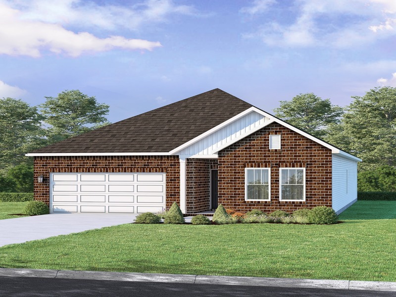 The brand new Cleveland floorplan with the Homestead exterior package! Great upgrades added including hardwood through main living space, additional windows added in the dining space, and easy access pulldown attic stairs in the garage! We offer a 1, 2 & 10 year warranty. Estimated completion middle of August.