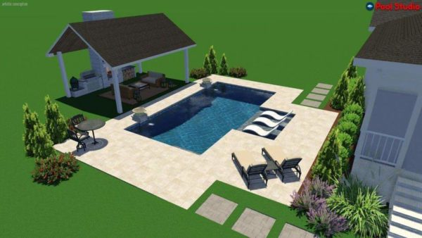 Pool Rendering, Water Leaf neighborhood, LCT Team - Parks