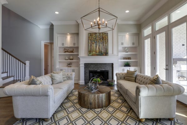 Home Staging, Living Room, Hideaway at Arrington, Built by Legend Homes, LCT Team - Parks Realty