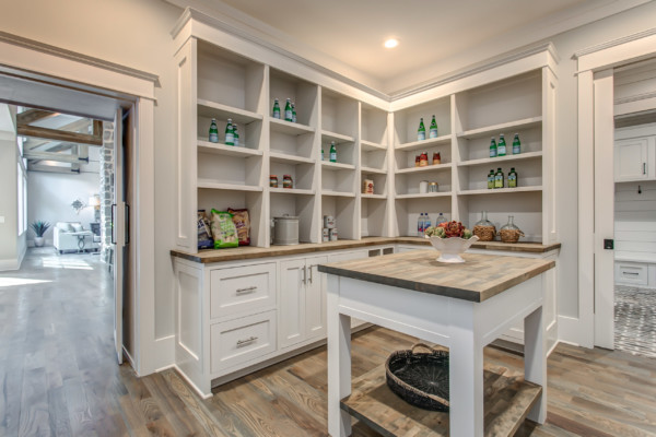 Hidden Pantry, Trace Construction Home, staged by Savvy Home Staging, for LCT Team - Parks Realtor Lisa Culp Taylor.